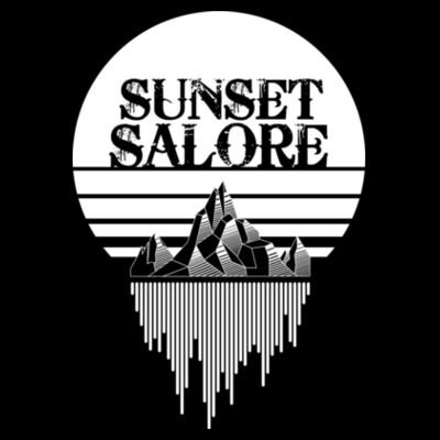 Sunset Salore Logo Tee - B&W Design