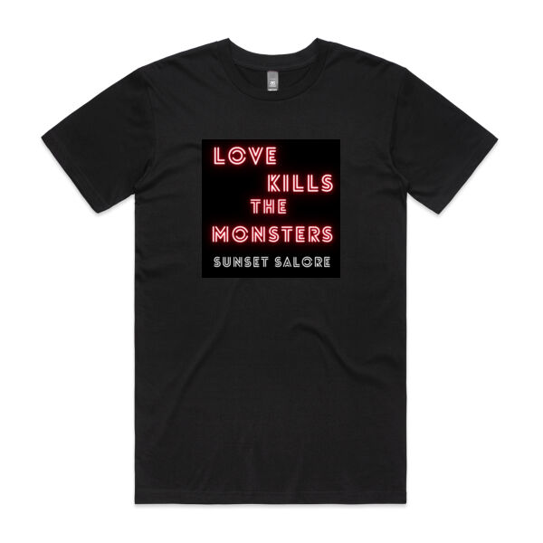 Sunset Salore Love Kills the Monsters Tee Thumbnail