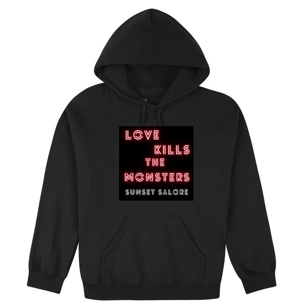 Sunset Salore Love Kills the Monsters Hoodie  Thumbnail